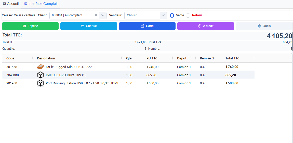 Point de vente - Capture 1
